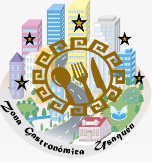 Logo ilustrado Zona Gastronómica Usaquén
